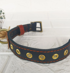 Leather <b>Dog</b> Collar Pattern With Personalizable 3 Gift <b>Tags</b> Greyhound and Whippet - Product Image 1