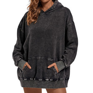 Ropa profesional Sudaderas con capucha para mujer Buena calidad Diseño personalizado Básicos Algodón Mezclado Comfort Fit Sudaderas con capucha para mujer - Product Image 1