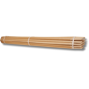 Piquet de jardin en bois de hêtre 120 cm, sablé, non fini, 22 mm, pointu, support pour plantes, tomates, vente en gros, logo personnalisé - Product Image 3