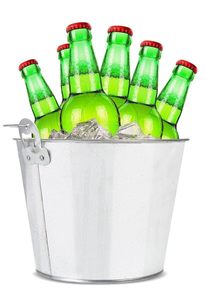 party drink <b>tub</b> supplier bar accessories wholesale drink cooler <b>bucket</b> manufacturer customized <b>beverage</b> <b>tub</b> OEM galvanized - Product Image 3