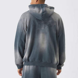 Nueva Llegada, Sudadera con Capucha de Diseño Moderno para Hombre, Estilo Casual, Lavado Desteñido, con Logotipo Personalizado - Product Image 6