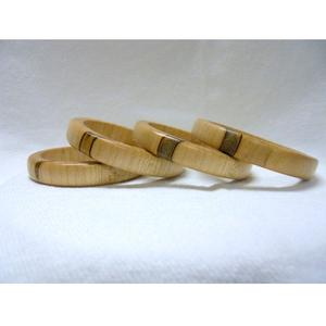 Authentic Artisan Crafted Waterproof Wooden Bangles Natural Wood Traditional Women's <b>Cute</b> Fashion <b>Bracelet</b> for Business Gift - Product Image 1