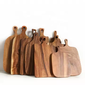 Factory Supplier Wooden Chopping <b>Board</b> Acacia Cutting <b>Board</b> with Handle by glowin fashion - Product Image 1