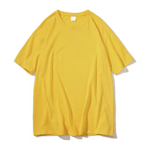 T-shirts de sport à manches courtes et séchage rapide en tricot solide imprimé personnalisé pour hommes - Product Image 2