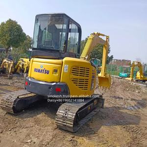 Mini-pelleteuse Komatsu PC50MR d'occasion 5 tonnes sur chenilles avec moteur américain d'origine et pompe 2022 Modèle 1 an de garantie - Product Image 2