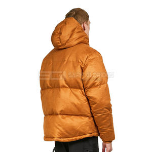 Men <b>Thick</b> Puffer Jacket Winter Warm Hooded Coat Lightweight Windproof <b>Quilted</b> Outerwear for Outdoor and Casual Wear - Product Image 3