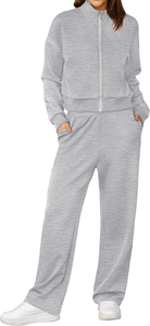 New Arrival Women Plus Size Casual Solid Tracksuits Workout Sports Autumn Wear Breathable Quick Dry Lightweight in Best Price - Product Image 4