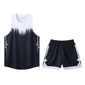 Ensemble de maillot de basket-ball pour hommes, jersey et short légers, respirants et à séchage rapide, vêtements de sport durables pour l'entraînement - Product Image 3