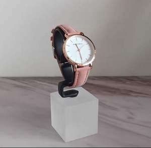 2025 Customized for Acrylic Modern Watch Display <b>Stand</b> Plastic <b>Corner</b> <b>Shelf</b> Easy Assembly White Base Countertop Retail - Product Image 2