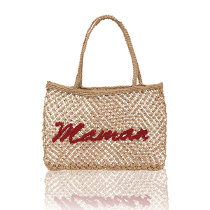 Eco Friendly Bohemian Jute Tote <b>Bag</b> Crochet Beach Custom Branding Option Customizable Size High Quality Recyclable Indian Party - Product Image 1