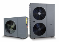 Bomba de Calor Aire-Agua Monobloque Sunrain R32 A++ Económica con WIFI y Tecnología EVI, Inverter DC para Calefacción y Refrigeración del Hogar