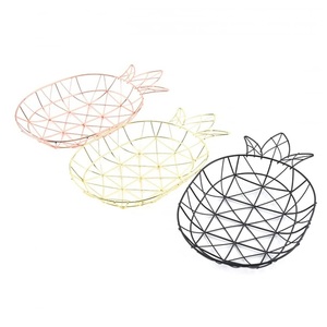 Luxurious Wire <b>Fruit</b> and Vegetables Basket for Kitchen at Reasonable Price Copper Antique Round Basket for Hotel & Restaurant - Product Image 6