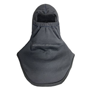 Cagoule résistante au feu noire d'étiquette de marque de logo personnalisé pour hommes cagoule pour le soudage de tête pompier travaillant l'expédition DDP - Product Image 6