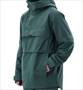 Veste Softshell matelassée personnalisée OEM au meilleur prix, imperméable, coupe-vent, à capuche, pour le ski d'hiver, la course à pied et un usage décontracté - Product Image 1