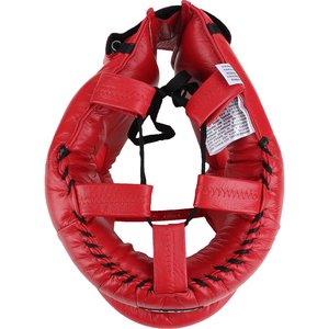 Protector de cabeza de cuero de cara completa personalizable de alta calidad empuñaduras de mano con cordones ligeras para boxeo artes marciales entrenamiento físico - Product Image 6