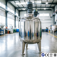 Cuve de Fermentation Professionnelle pour Kombucha 500-3000L (2000L) en Acier Inoxydable SUS304, Fermenteur Personnalisable Certifié ASME CE