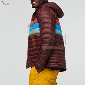 Chaqueta acolchada para hombre hecha en poliéster con logotipo personalizado al por mayor, chaqueta acolchada impermeable para uso en exteriores para hombre - Product Image 3