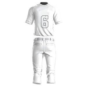Ensemble d'uniformes de baseball pour hommes personnalisés de haute qualité OEM taille personnalisée et conception personnalisée uniforme de baseball - Product Image 2