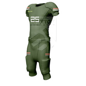 Venta caliente de los hombres de alta calidad de fútbol americano uniforme transpirable de manga corta conjuntos de ropa deportiva - Product Image 2