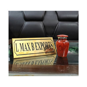 Urnas de cremación de recuerdo con acabado personalizado de estilo americano de diseño elegante moderno/urna para cenizas conmemorativas a precio de mercado asequible - Product Image 1