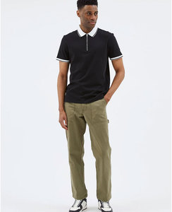 Polo de manga corta de secado rápido personalizado profesional Diseño de solapa de cuello Equipo LOGO Bordado Uniforme Polo transpirable - Product Image 3