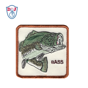 Patch Maker <b>Iron</b> <b>on</b> Parches Embroidered Customized Embroidery Patches for Fishing - Product Image 5