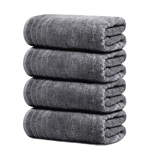 100% coton ensemble de serviettes de bain hôtel usage domestique doux absorbant séchage rapide serviettes pour salle de bain Spa Gym luxe main visage serviette en gros - Product Image 4