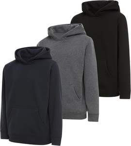 100% Cotton Lined Solid Oversized Streetwear Hoodie - Product Image 1