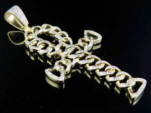 Custom Moissanite Diamond Iced out Cuban Link Pendant for <b>Men</b> Hip Hop Jewelry In 925 <b>Silver</b> Gold Plated Charm <b>Necklace</b> - Product Image 3