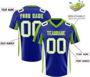 Camisetas de fútbol americano personalizadas transpirables con números de jugador y logotipos de equipos para equipos juveniles y adultos - Product Image 2