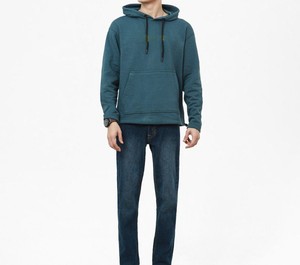 Sweat-shirt à capuche surdimensionné en éponge française avec logo personnalisé pour hommes, épais et lourd 500 460 400 Gsm, technique de broderie d'hiver à épaules tombantes - Product Image 1