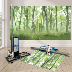 Imprimante murale 3D XBH à jet d'encre UV 162x84x68cm, impression directe automatique sur mur, verre, carrelage, PVC, métal, pour la décoration intérieure - Product Image 1