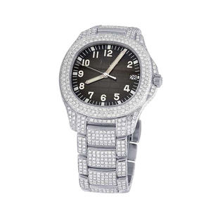 Montre moderne en pierre avec cadran noir Moissanite Design unisexe étanche, idéale pour un usage quotidien - Product Image 3