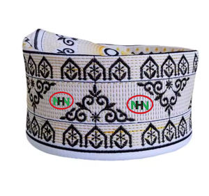 Gorro Hashaam Musulmán de Colores Personalizados, Gorro de Oración Hafiz Haji, Boinas de Poliéster 100% Algodón de Bangladesh - Product Image 3