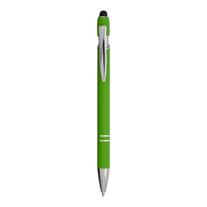 Penna Touch in Alluminio Gommato Personalizzata per Gadget Promozionali - Product Image 1