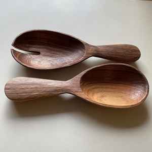 Juego de Espátulas de Madera de Acacia Más Vendido, Espátula y Cuchara de Madera de Teca, Utensilios de Cocina Antiadherentes para Arroz y Fideos - Product Image 1