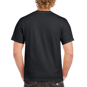 Camiseta de hombre 100% algodón logotipo personalizado diseño calidad Rib cuello redondo Oversize Drop Shoulder Streetwear camiseta en blanco para hombres - Product Image 4