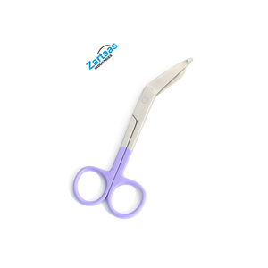 Ciseaux à pansements Lister en acier inoxydable de haute qualité - Poignées revêtues de couleur 5,5 pouces Ciseaux chirurgicaux - Product Image 5