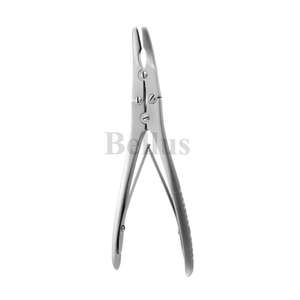 Manual hueso Rongeur acción compuesta 23cm instrumento quirúrgico ortopédico Acero inoxidable 15 grados lado en ángulo 3mm 8mm mordida - Product Image 4