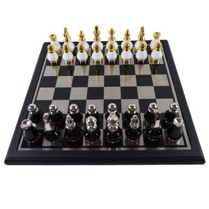 Top Trendy Mind Game Royal Marble and Metal <b>Chess</b> <b>Set</b> With Shiny Finishing Design Colored and Plated Combo Decorative <b>Chess</b> Game - Product Image 2