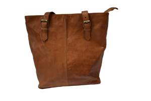 Sac fourre-tout en cuir véritable - Product Image 2