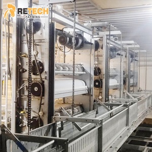 Retech Farming Modern Chicken House Broiler Cage Poultry Farm Equipment with <strong>Environment</strong> <strong>Control</strong> <strong>System</strong> - Product Image 3
