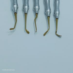 Juego de 6 Instrumentos Dentales de Restauración de Composite, Mango Hueco, Punta de Acero, Manual, Certificado CE, SurgiRight, Precio de Fábrica - Product Image 4