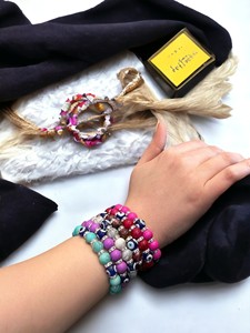 DAFNI สร้อยข้อมือหินคริสตัลประดับลูกปัดยืดหยุ่น ของขวัญส่งเสริมการขายทำมือ รุ่นยูนิเซ็กส์ หมายเลข 44 - Product Image 6