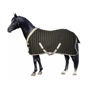 Couverture d'équitation en laine de haute qualité pour l'hiver, avec options personnalisables à un prix attractif - Product Image 2