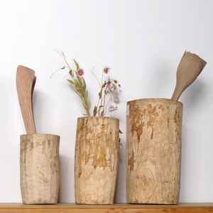 Organizador de Utensilios de Cocina Moderno Hecho a Mano con Madera de Acacia Natural, Duradero, para Cucharas, Espátulas y Cubiertos - Product Image 5