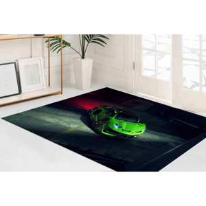 Tapis Lamborghini Adventador, Tapis de luxe pour voitures, Tapis imprimé, Tapis à poils doux - Product Image 1