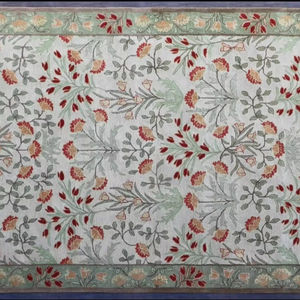 Adeline พรมขนสัตว์100% แบบดั้งเดิมทำด้วยมือแบบตะวันออกขนาดกำหนดเองได้สไตล์โมเดิร์นสำหรับการสวดมนต์และปิกนิกที่บ้าน - Product Image 1