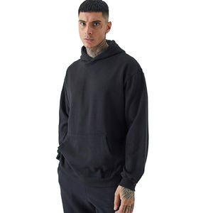 Sweats à capuche personnalisés pour hommes coton lourd luxe qualité bouffée impression surdimensionné Streetwear pulls à capuche pour hommes - Product Image 2