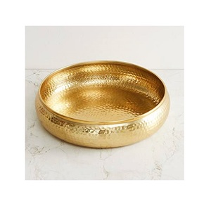 Bols de service d'eau décoratifs antiques en métal Pièce maîtresse de service de cuisine écologique pour les mariages Autre prix raisonnable - Product Image 4